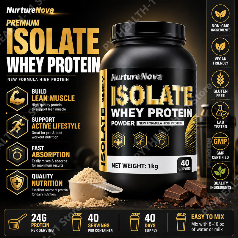 Fitness Nutrition Whey Protein - เวย์โปรตีนไอโซเลท ผงโปรตีนไขมันต่ำ สำหรับฟื้นฟูกล้ามเนื้อ ควบคุมน้ำหนัก ออกกำลังกาย โภชนาการเสริม