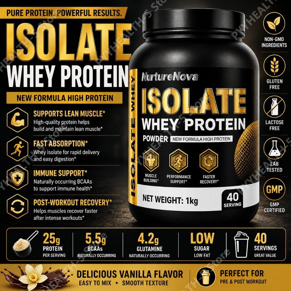 Fitness Nutrition Whey Protein - ไอโซเลท เวย์ โปรตีน พาวเดอร์ 1 กก.