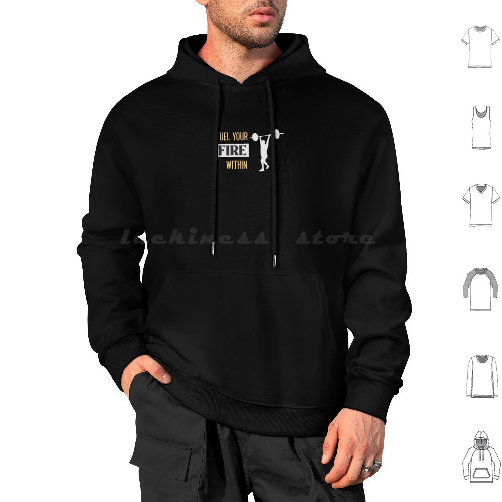 เสื้อฮู้ดดี้แขนยาวผ้าฝ้าย แรงบ - Fuel Fitness & Nutrition Oakbank Photos บทวิจารณ์และราคา