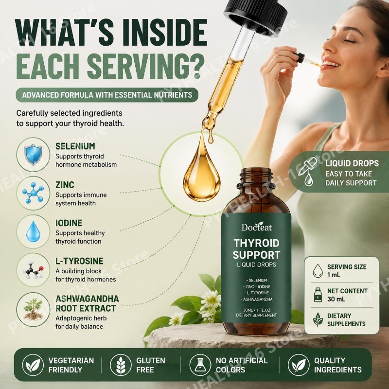 ด็อกทีท หยดบำรุงต่อมไทรอยด์ ผส - Iodine Drops Supplement บทวิจารณ์และราคา